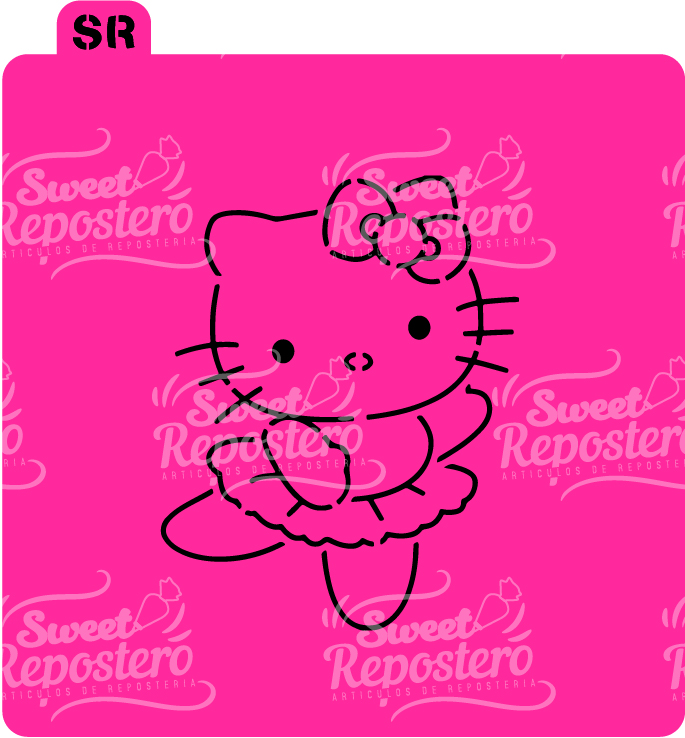 Stencil Pyo Hello Kitty Bailarina Sweet Repostero