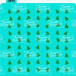 Stencil Arbolitos Navideños