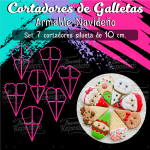 Cortadores De Galleta Armable Navideño