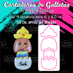 Cortador de Galleta Armable Pascua