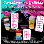 Cortadores De Galleta Armable Profe y Alumno