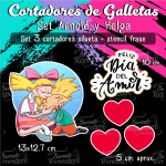 Cortadores de Galleta Arnold y Helga