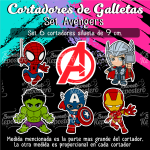 Cortadores De Galleta Avengers