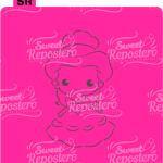 Stencil PYO Bella - Princesa