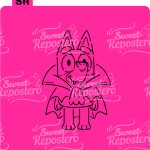 Stencil PYO Bluey Vampiro