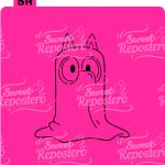 Stencil PYO Bluey Fantasma