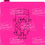 Stencil PYO Bluey Franki