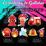Cortador de Galletas Bombero