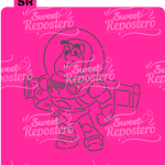 Stencil Pyo Buzz LightYear