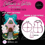 Cortador de Galleta Casita de Conejo