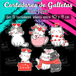 Cortador de Galleta Cat Lover