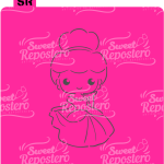 Stencil PYO Cenicienta - Princesa