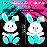Cortador de Galleta Conejo Armable A