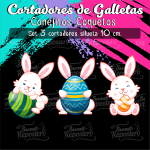 Cortador de Galleta Conejitos Coquetos
