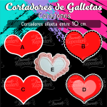 Cortador de Galleta Corazones
