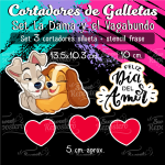 Cortadores de Galleta La Dama y El Vagabundo