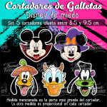 Cortadores De Galleta Disney de Miedo