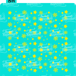 Stencil Estrellas y Copos