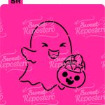 Stencil PYO Fantasma Calabaza B