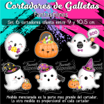 Cortadores De Galleta Fantasmines