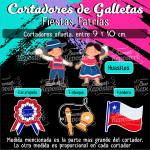 Cortadores De Galleta Set Fiestas Patrias