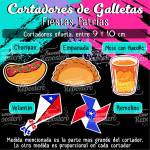 Cortadores De Galleta Set Fiestas Patrias 2