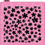 Stencil Flores Simples