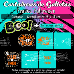 Stencil Cortador + Frase Halloween 1