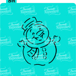 Stencil PYO Hombre De Nieve