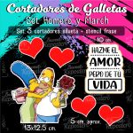 Cortadores de Galleta Homero y March