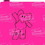 Stencil PYO Pocoyo - Elly
