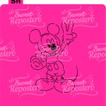 Stencil PYO Mickey Manos