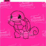 Stencil PYO Pokemon - Squirtle