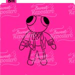 Stencil PYO Rainbow Friends - A
