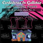 Cortadores De Galleta Casa Embrujada Armable