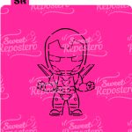Stencil PYO Iron Man - Super Héroes