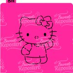 Stencil PYO Hello Kitty