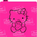 Stencil PYO Hello Kitty Frutilla