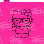 Stencil PYO Hello Kitty Lentes