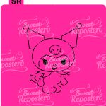 Stencil PYO Kuromi - Hello Kitty