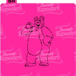 Stencil PYO Masha y El Oso - Oso