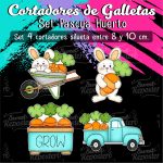 Cortador de Galleta Set Pascua Huerto