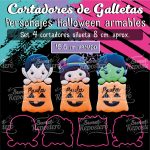Cortadores De Galleta Personajes Halloween Armable