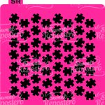 Stencil Piezas Puzzle