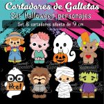 Cortadores De Galleta Halloween Personajes