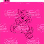Stencil PYO Sirenita - Sirenita