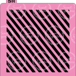 Stencil Líneas Diagonales