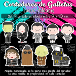 Cortadores De Galleta Locos Addams