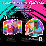 Cortadores de Galleta Love Is Love