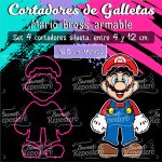 Cortadores De Galleta Armable Mario Bross